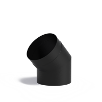 BAS5.3.200 Flue 45° RAL.9005