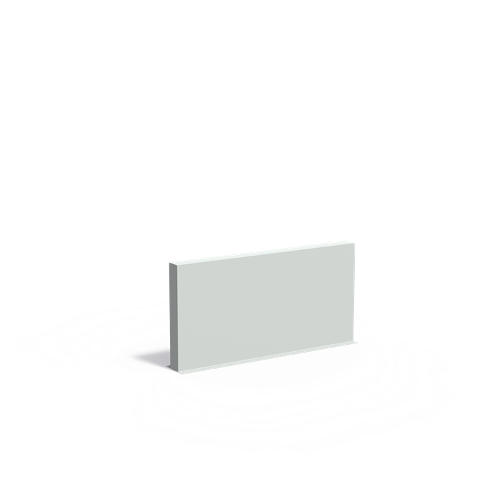 PW3.2 9016 (op=op) - Polyester,ADEZZ sale,Muren RAL 9016,2000 x 150 x 1000 mm