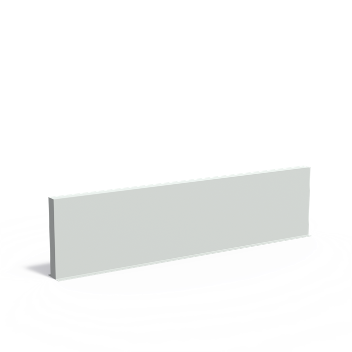 PW1.2 9010 (op=op) - Polyester,ADEZZ sale,Muren RAL 9010,4000 x 150 x 1000 mm