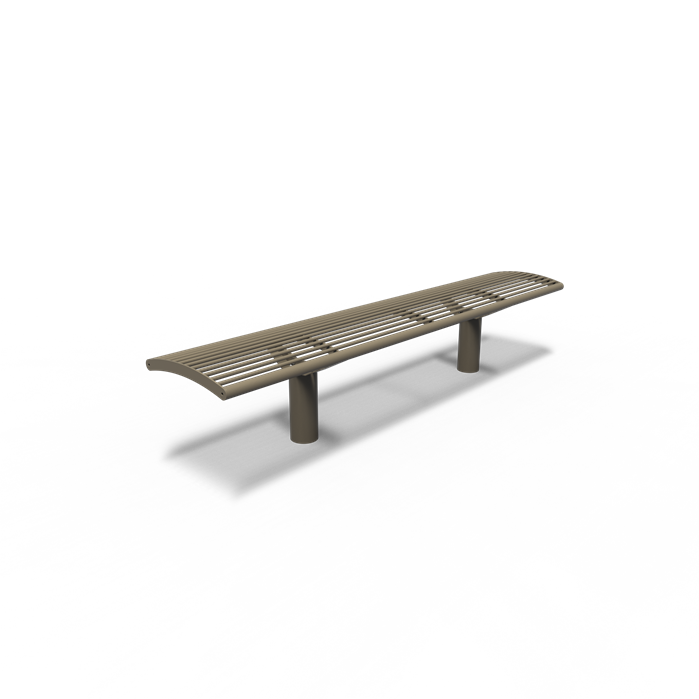 COBES.2300S.ZnRc - Gecoat staal,Banken,COBE zonder rugleuning,2300 x 472 x 600 mm