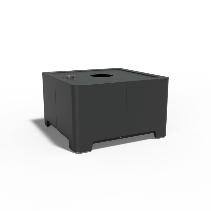 CARTH.1500AP.Al - Aluminium,Boombakken,CARREZ treehub Air-Pot ,1500 x 1500 x 900 mm