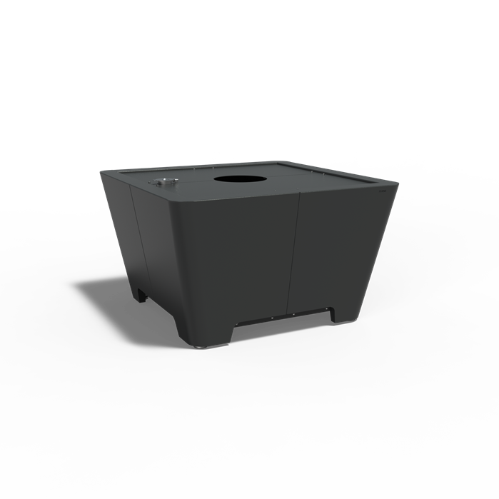 TARTH.1500AP.Al - Aluminium,Boombakken,TAP treehub Air-Pot ,1500 x 1500 x 900 mm