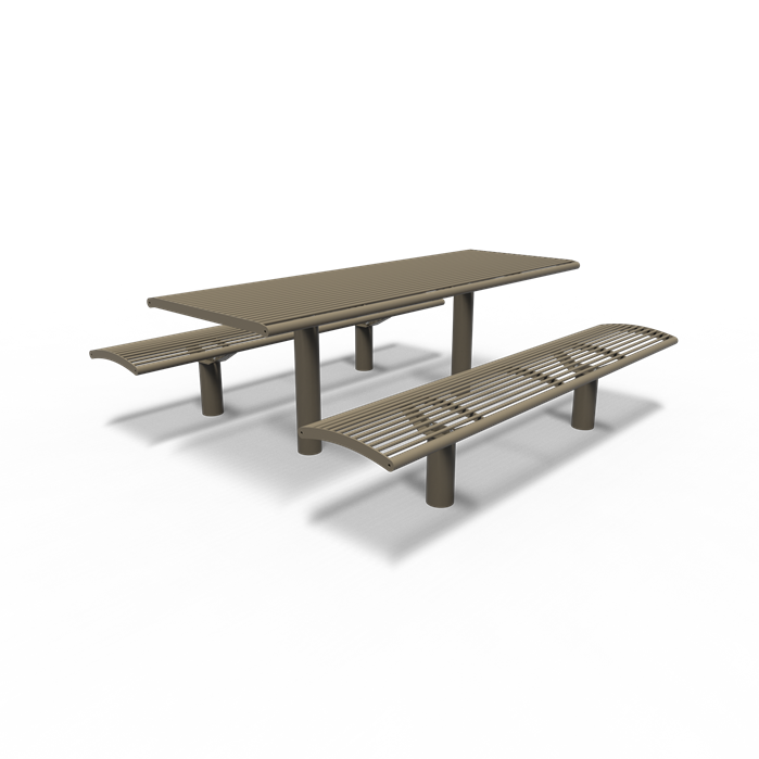 COPNCS.2300.ZnRc - Gecoat staal,Picknicksets,COBE picknickset,2300 x 2072 x 925 mm
